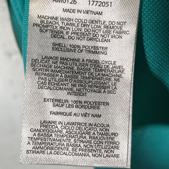 Columbia Men's Utilizer Polo Shirt - Bright Aqua Small - Picture 7 of 7